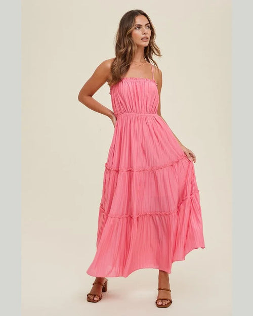 Tiered Ruffle Maxi Dress-Dresses-Wishlist-Small-Punch-kidtasticsgymnastics