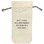 Wine Bags-wine carrier bag-Sugarboo-Here's to the Nights-kidtasticsgymnastics