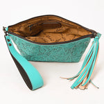 Wristlet Bag-Sling Bag-American Darling-Turquoise-kidtasticsgymnastics