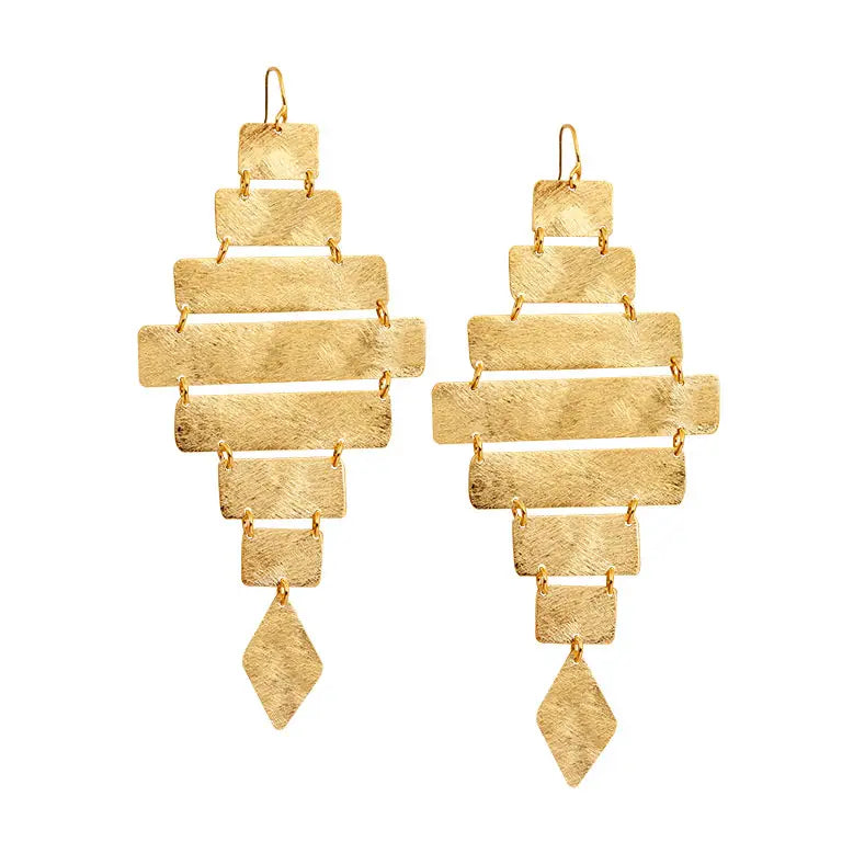 Boipeba Earrings-Earrings-Creative Brazil-Gold-kidtasticsgymnastics