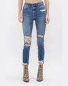 Mid Rise Crop Skinny Jeans-Jeans-MICA Denim-24-kidtasticsgymnastics