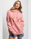 Happy Face Hoodie-hoodie-Easel-Small-Faded Coral-kidtasticsgymnastics