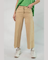 Wide Leg Twill Trousers-Pants-Easel-Small-Khaki-kidtasticsgymnastics