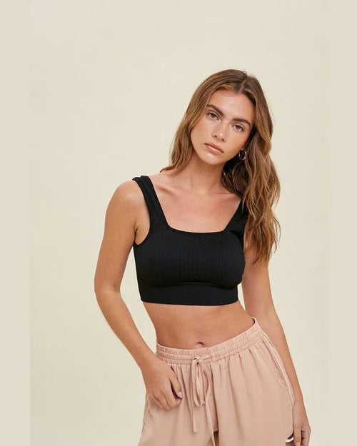 Square Neck Bralette-Bralettes-Wishlist-Small-Black-kidtasticsgymnastics