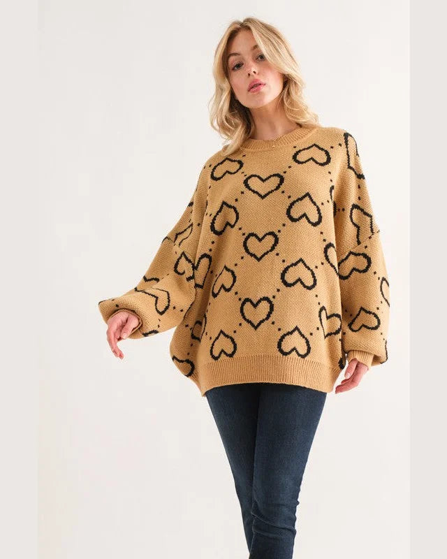 Heart Sweater-Sweaters-and the why-SM-Sand-kidtasticsgymnastics