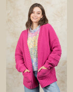 Chunky Sweater Cardigan-Cardigans-Very J-Small-Pink-kidtasticsgymnastics