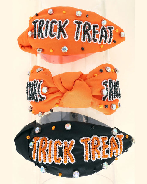 Trick Treat Knotted Headband-headband-Something Special LA-Black-kidtasticsgymnastics