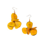 Florence Earrings-Earrings-Tagua by Soraya-Yellow-kidtasticsgymnastics