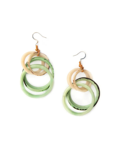 Bonnie Earrings-Earrings-Tagua by Soraya-Mint/Ivory-kidtasticsgymnastics