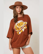 Cowgirl Western Hat Top-Shirts & Tops-Peach Love California-Small-Brown-kidtasticsgymnastics