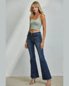 Mid Rise Flare Jeans-Jeans-MICA Denim-24-kidtasticsgymnastics