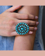 Turquoise Cluster Ring-Rings-West & Co-kidtasticsgymnastics