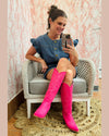 Tall Hot Pink Snip Toe Boot-Boots-Corral Boots-6-kidtasticsgymnastics