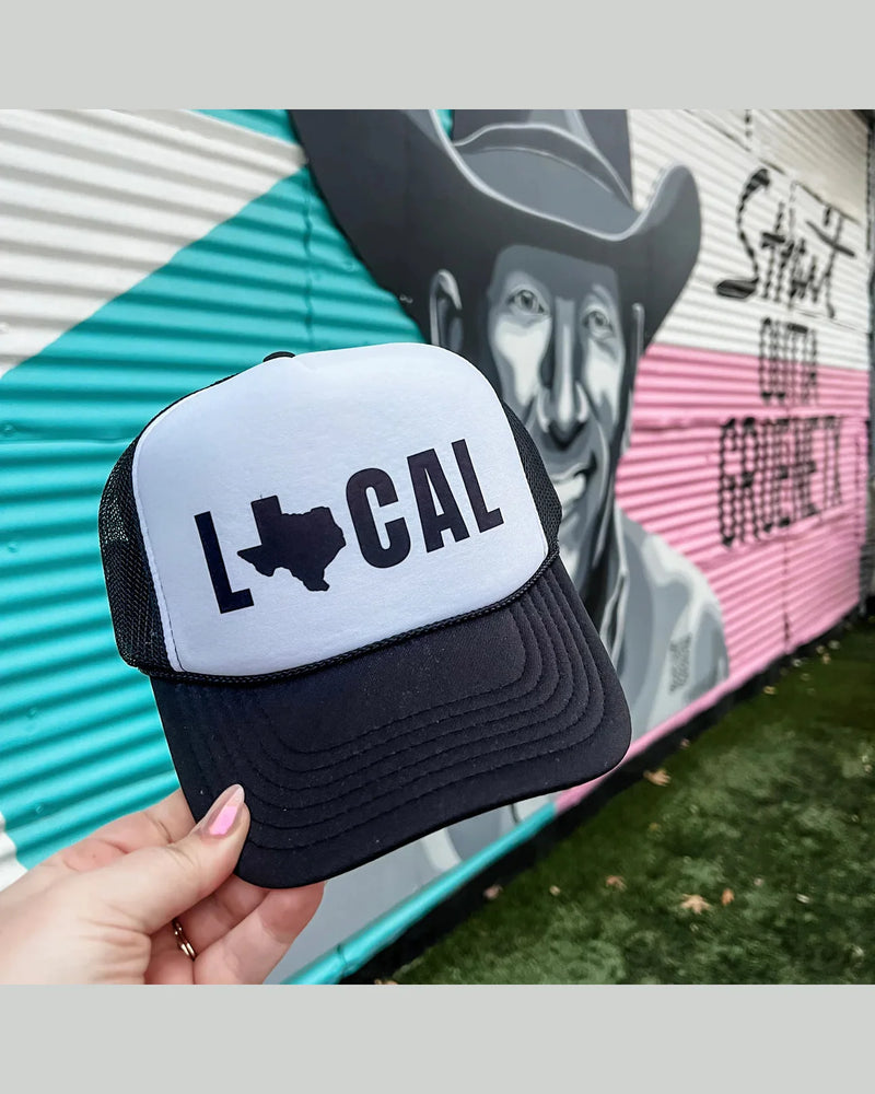 Texas Local Trucker Cap-Hats-Turquoise and Tequila-kidtasticsgymnastics