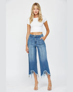 High Rise Cropped Wide Leg Jeans-Jeans-MICA Denim-24-kidtasticsgymnastics