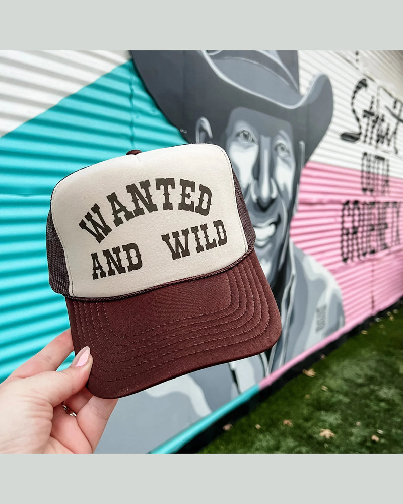 Wanted And Wild Trucker Cap-hat-Turquoise and Tequila-kidtasticsgymnastics