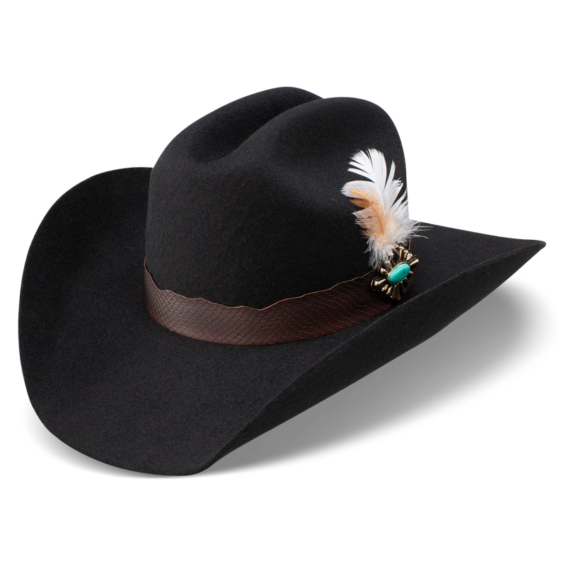 Charlie 1 Horse Saddle Up Wool Hat-Hats-Hatco-Black-Small-kidtasticsgymnastics