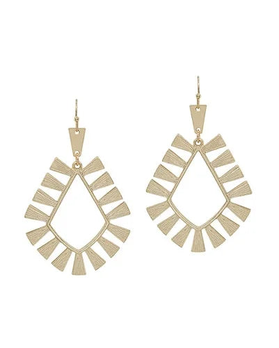 Gold Geometric Diamond Shape Earrings-Earrings-What's Hot Jewelry-kidtasticsgymnastics