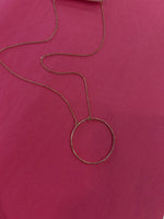 Gold Open Circle Necklace-Necklaces-What's Hot Jewelry-kidtasticsgymnastics