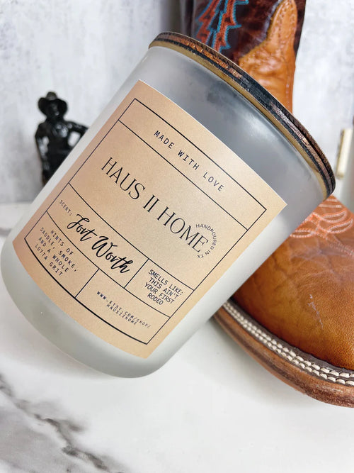 Fort Worth Large Double Wick Candle-Candles-Haus2HomeTX-kidtasticsgymnastics