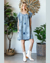 Washed Star Patch Dress-Dresses-Oli & Hali-Small-Denim-kidtasticsgymnastics