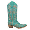 Stud and Embroidery Turquoise Boots-Boots-Corral Boots-Turquoise-6-kidtasticsgymnastics