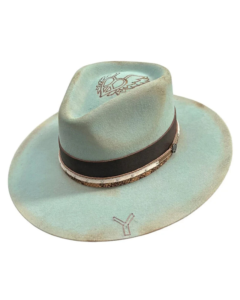 Rebel Wool Hat-Hats-Hatters Of America-Small-Aqua-kidtasticsgymnastics