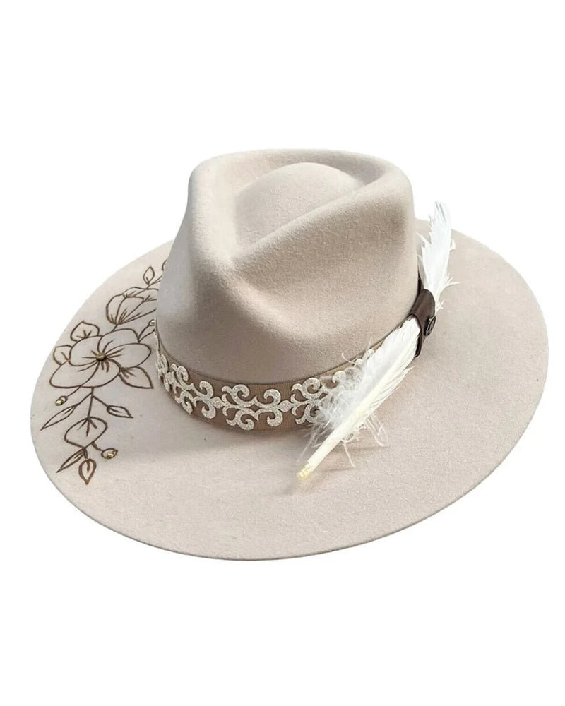 Rose Wool Hat-Hats-Hatters Of America-Small-Belly-kidtasticsgymnastics