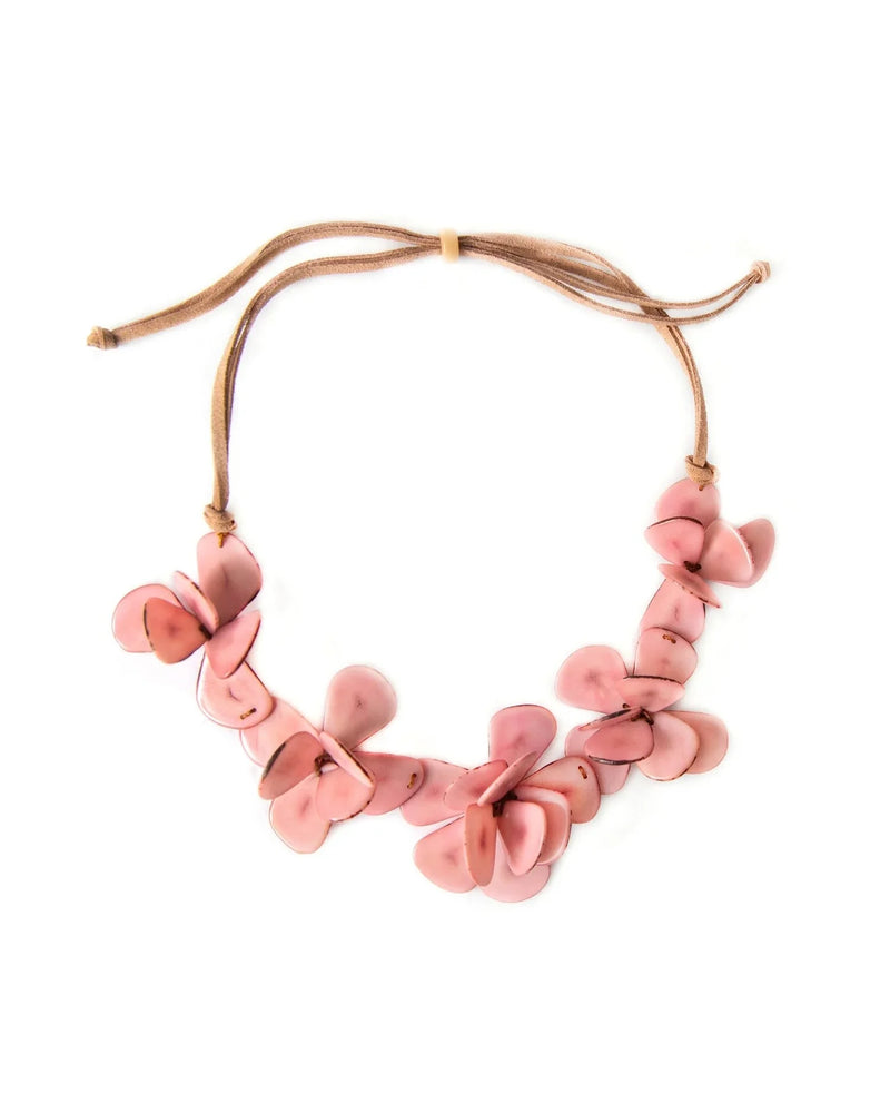 Florence Necklace-Necklaces-Tagua by Soraya-Pink-kidtasticsgymnastics