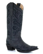 Tall Black Filigree Boot-Boots-Corral Boots-6-kidtasticsgymnastics