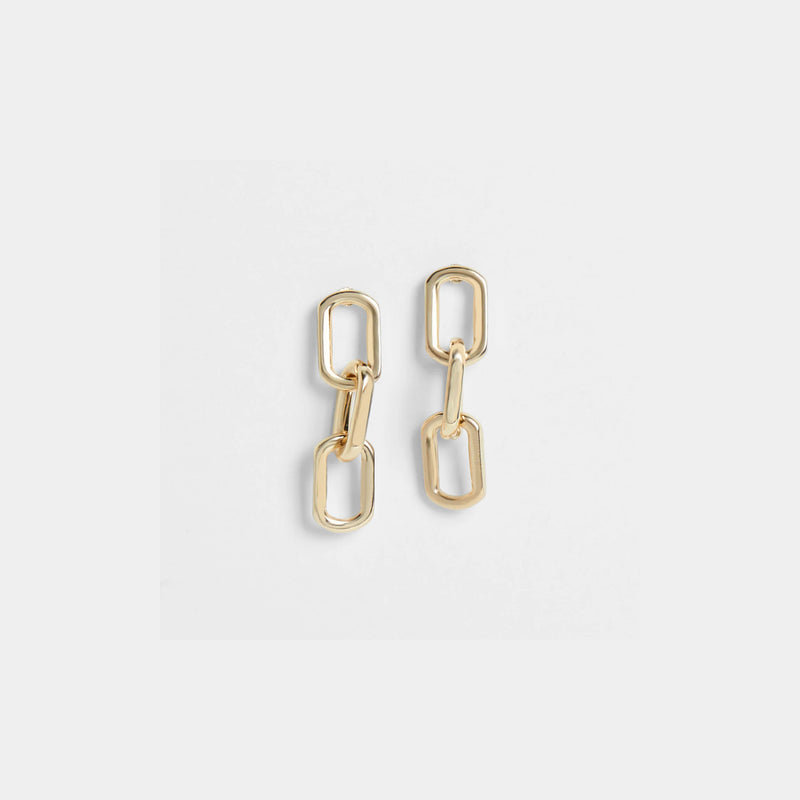 Linked Hoop Earrings-Jewelry-tgbBRANDS:Coco+Carmen,Whispers-Gold-kidtasticsgymnastics