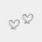 Heart Stud Earrings-Jewelry-tgbBRANDS:Coco+Carmen,Whispers-Silver-kidtasticsgymnastics