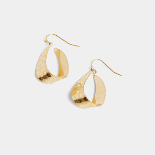 Flat Teardrop Earrings-Jewelry-tgbBRANDS:Coco+Carmen,Whispers-Gold-kidtasticsgymnastics