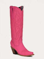 Tall Hot Pink Snip Toe Boot-Boots-Corral Boots-6-kidtasticsgymnastics