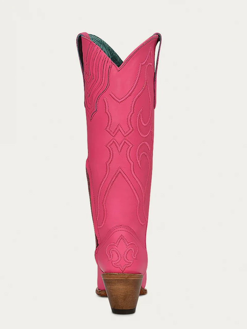 Tall Hot Pink Snip Toe Boot-Boots-Corral Boots-6-kidtasticsgymnastics