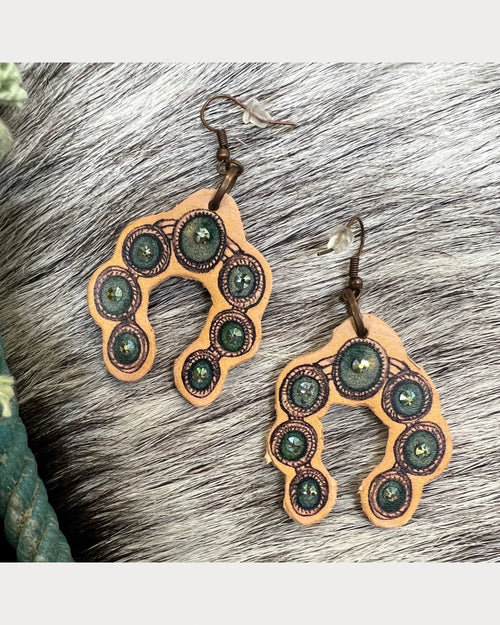 Sedona Naja Leather Earrings-Earrings-XOXO ART & CO-kidtasticsgymnastics