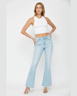 High Rise Flare Jeans-Jeans-MICA Denim-24-kidtasticsgymnastics