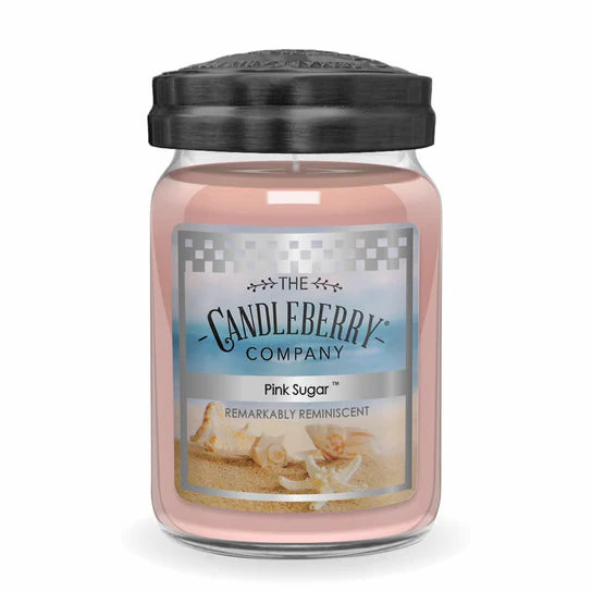 Candleberry Company Large Candles-Candles-CandleBerry Company-Large Jar-Pink Sugar-kidtasticsgymnastics