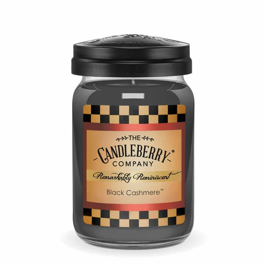 Candleberry Company Large Candles-Candles-CandleBerry Company-Large Jar-Black Cashmere-kidtasticsgymnastics