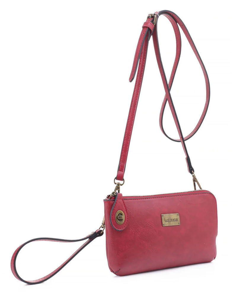 Tina Bag-Bag and Purses-Liz Soto Handbags-Burgundy-kidtasticsgymnastics