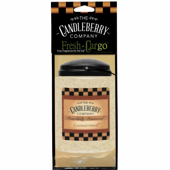 Candleberry Company Car Fresheners-Candles-CandleBerry Company-Coconut Island-kidtasticsgymnastics