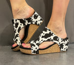 Besito Black & White Wedges-Shoes-Very G-Black / White-6-kidtasticsgymnastics