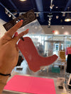 Callahan Leather Air Flairs-Vehicle Air Fresheners-Callahan Leatherpress-Cowboy Boot-Pink-Leather-kidtasticsgymnastics