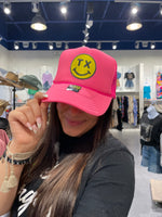 Patch Hats-Hats-Lucky Girl Boutique-Yellow TX Smiley-kidtasticsgymnastics