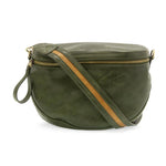 Contrast Strap Sling Belt Bag-Bag and Purses-Joy Susan-Forest Green-kidtasticsgymnastics