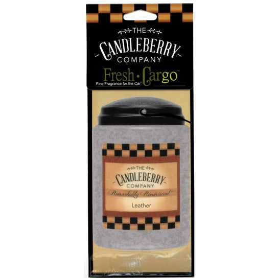 Candleberry Company Car Fresheners-Candles-CandleBerry Company-Leather-kidtasticsgymnastics