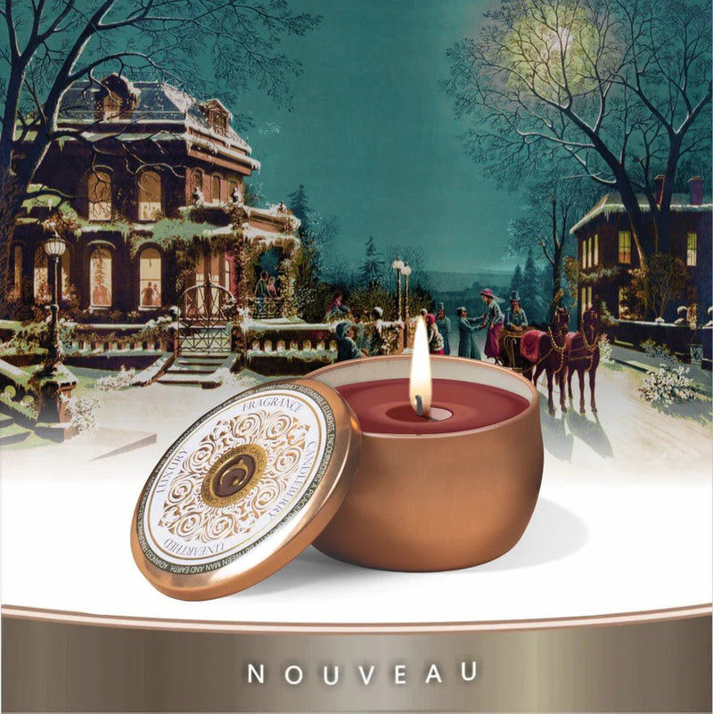 Candleberry Nouveau Candles-Candles-CandleBerry Company-Christmas Eve-Travel Tin-kidtasticsgymnastics