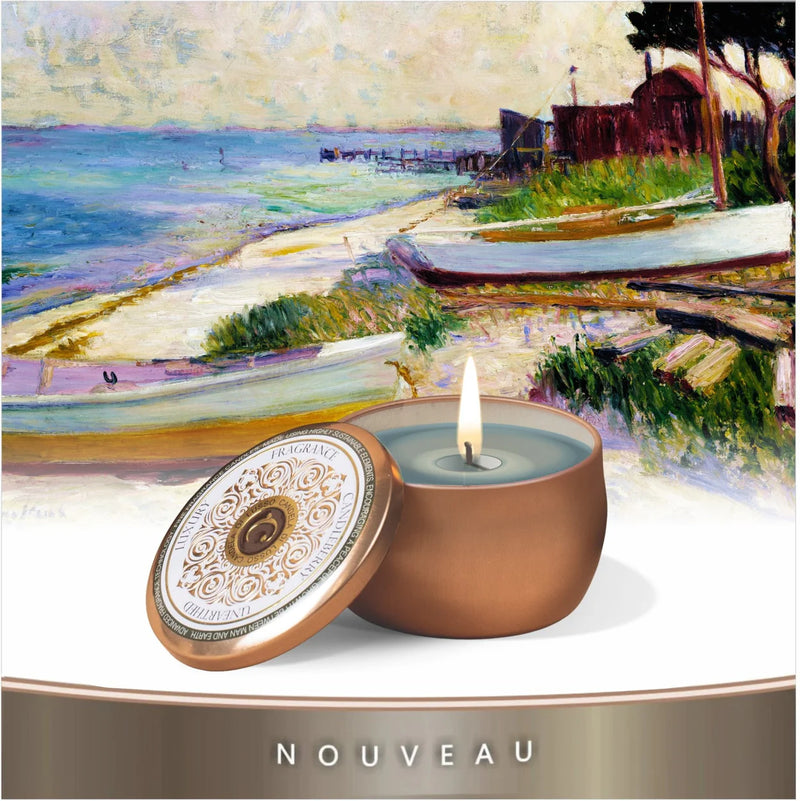 Candleberry Nouveau Candles-Candles-CandleBerry Company-Smoldering Vanilla Teakwood-Travel Tin-kidtasticsgymnastics