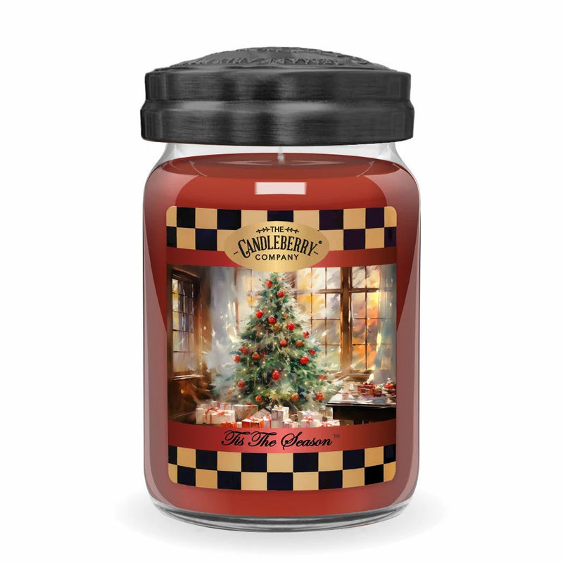 Candleberry Company Large Candles-Candles-CandleBerry Company-Large Jar-Tis the Season-kidtasticsgymnastics